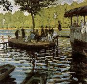 Claude Monet La Grenouillere oil painting reproduction